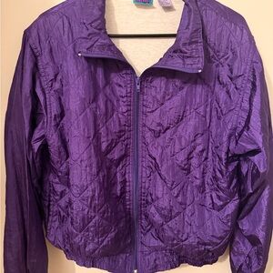 Vintage Purple Quilted Women's Jacket